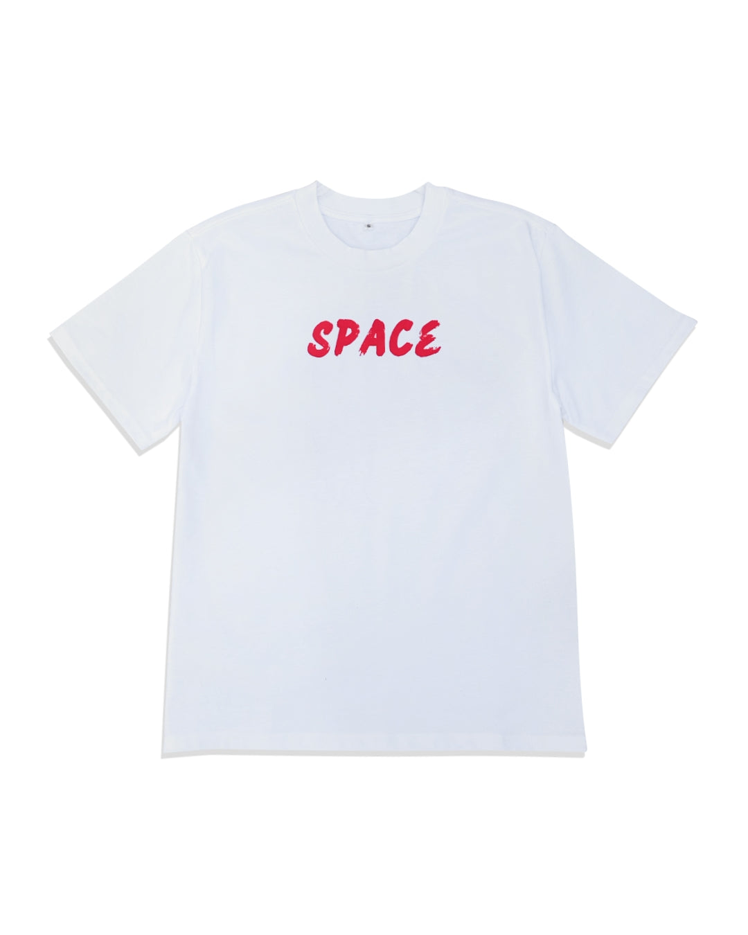 PAINTED LOGO T-SHIRT OVERSIZED IN RED